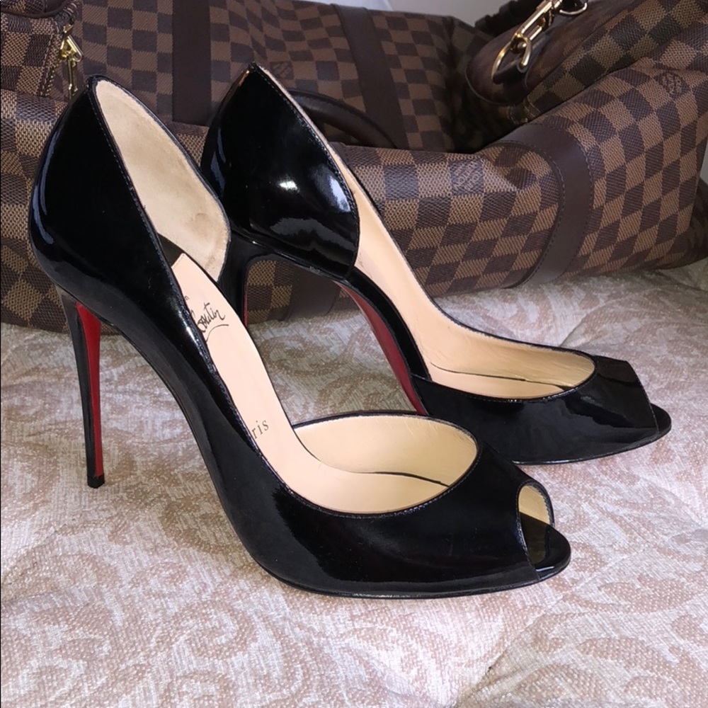NEW! Christian Louboutin size 39 pumps 100mm heel - Picture 4 of 6